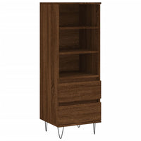 Thumbnail for Highboard Braun Eichen-Optik 40x36x110 cm Holzwerkstoff