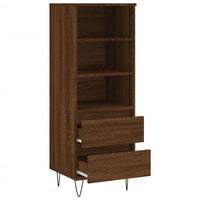 Thumbnail for Highboard Braun Eichen-Optik 40x36x110 cm Holzwerkstoff
