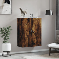 Thumbnail for Wandschrank Räuchereiche 69,5x34x90 cm Holzwerkstoff