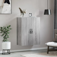 Thumbnail for Wandschrank Grau Sonoma 69,5x34x90 cm Holzwerkstoff