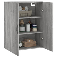 Thumbnail for Wandschrank Grau Sonoma 69,5x34x90 cm Holzwerkstoff