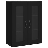 Thumbnail for Wandschrank Schwarz 69,5x34x90 cm Holzwerkstoff