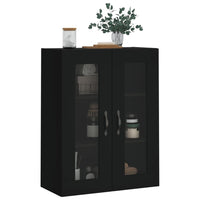 Thumbnail for Wandschrank Schwarz 69,5x34x90 cm Holzwerkstoff