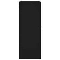 Thumbnail for Wandschrank Schwarz 69,5x34x90 cm Holzwerkstoff