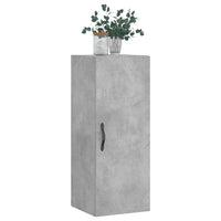 Thumbnail for Wandschrank Betongrau 34,5x34x90 cm Holzwerkstoff