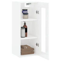 Thumbnail for Wandschrank Hochglanz-Weiß 34,5x34x90 cm