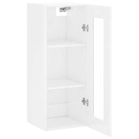 Thumbnail for Wandschrank Hochglanz-Weiß 34,5x34x90 cm