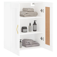 Thumbnail for Wandschrank Weiß 69,5x34x90 cm Holzwerkstoff