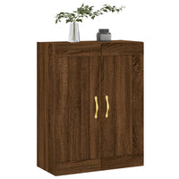 Thumbnail for Wandschrank Braun Eichen-Optik 69,5x34x90 cm Holzwerkstoff