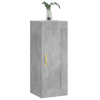 Thumbnail for Wandschrank Betongrau 34,5x34x90 cm Holzwerkstoff