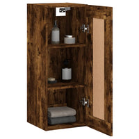Thumbnail for Wandschrank Räuchereiche 34,5x34x90 cm Holzwerkstoff