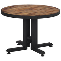 Thumbnail for Couchtisch Rund Ø55x40 cm Recyceltes Massivholz Teak