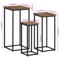 Thumbnail for Pflanzenständer 3 Stk. Massivholz Teak