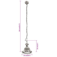 Thumbnail for Pendelleuchte 25x25x136 cm Aluminium