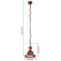 Thumbnail for Pendelleuchte 25x25x134 cm Aluminium