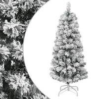 Thumbnail for Künstlicher Weihnachtsbaum Klappbar Beschneit 120 cm