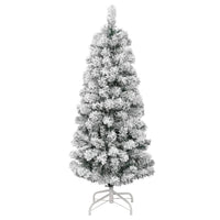 Thumbnail for Künstlicher Weihnachtsbaum Klappbar Beschneit 120 cm