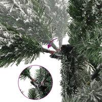 Thumbnail for Künstlicher Weihnachtsbaum Klappbar Beschneit 120 cm