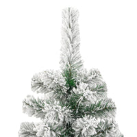 Thumbnail for Künstlicher Weihnachtsbaum Klappbar Beschneit 210 cm