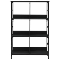 Thumbnail for Bücherregal Schwarz 78,5x33x117,5 cm Holzwerkstoff