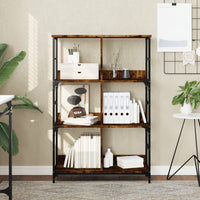 Thumbnail for Bücherregal Räuchereiche 78,5x33x117,5 cm Holzwerkstoff