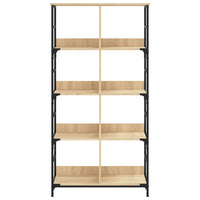 Thumbnail for Bücherregal Sonoma-Eiche 78,5x33x153 cm Holzwerkstoff