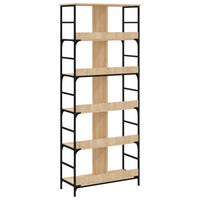 Thumbnail for Bücherregal Sonoma-Eiche 78,5x33x188,5 cm Holzwerkstoff