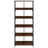 Thumbnail for Bücherregal Braun Eichen-Optik 78,5x33x188,5 cm Holzwerkstoff