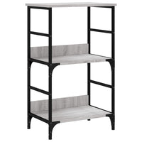 Thumbnail for Bücherregal Grau Sonoma 50x33x82 cm Holzwerkstoff