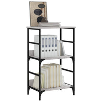 Thumbnail for Bücherregal Grau Sonoma 50x33x82 cm Holzwerkstoff