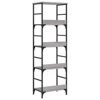 Thumbnail for Bücherregal Grau Sonoma 50x33x153 cm Holzwerkstoff