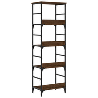 Thumbnail for Bücherregal Braun Eichen-Optik 50x33x153 cm Holzwerkstoff
