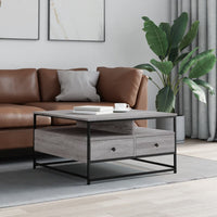 Thumbnail for Couchtisch Grau Sonoma 80x80x45 cm Holzwerkstoff