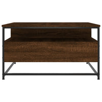 Thumbnail for Couchtisch Braun Eichen-Optik 80x80x45 cm Holzwerkstoff