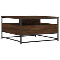 Thumbnail for Couchtisch Braun Eichen-Optik 80x80x45 cm Holzwerkstoff