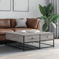 Thumbnail for Couchtisch Grau Sonoma 100x99x40 cm Holzwerkstoff