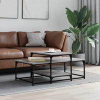 Thumbnail for Couchtisch Grau Sonoma 102x60x45 cm Holzwerkstoff