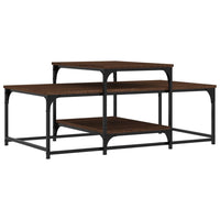 Thumbnail for Couchtisch Braun Eichen-Optik 102x60x45 cm Holzwerkstoff