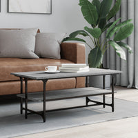 Thumbnail for Couchtisch Grau Sonoma 100x50x40 cm Holzwerkstoff