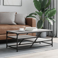 Thumbnail for Couchtisch Grau Sonoma 100x49x40 cm Holzwerkstoff