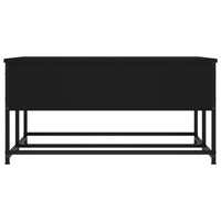 Thumbnail for Couchtisch Schwarz 80x80x40 cm Holzwerkstoff