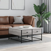 Thumbnail for Couchtisch Grau Sonoma 80x80x40 cm Holzwerkstoff