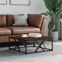 Thumbnail for Couchtisch Braun Eichen-Optik 70x70x30 cm Holzwerkstoff