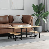 Thumbnail for Couchtisch Sonoma-Eiche 100x50,5x40 cm Holzwerkstoff