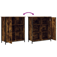 Thumbnail for Sideboard Räuchereiche 70x30x80 cm Holzwerkstoff