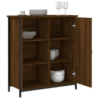Thumbnail for Sideboard Braun Eichen-Optik 70x30x80 cm Holzwerkstoff