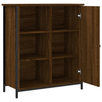 Thumbnail for Sideboard Braun Eichen-Optik 70x30x80 cm Holzwerkstoff