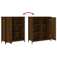 Thumbnail for Sideboard Braun Eichen-Optik 70x30x80 cm Holzwerkstoff
