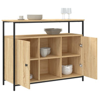 Thumbnail for Sideboard Sonoma-Eiche 100x35x80 cm Holzwerkstoff