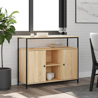Thumbnail for Sideboard Sonoma-Eiche 100x35x80 cm Holzwerkstoff